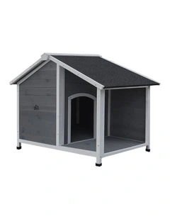 Alopet Dog Kennel Kennels House Outdoor Pet Wooden Large Cage Cabin Box Awning