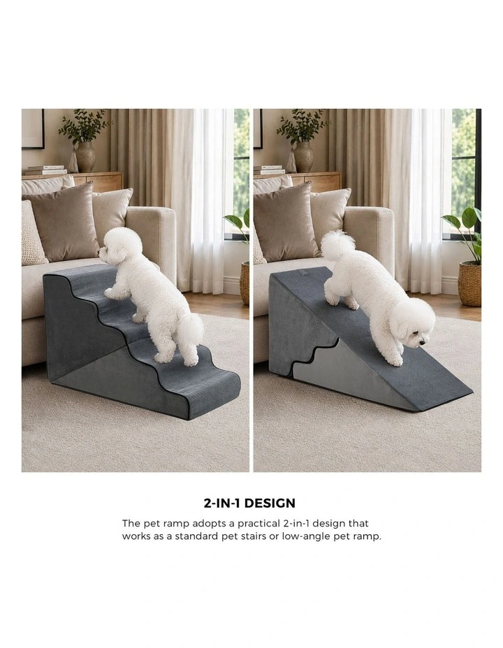Alopet Pet Ramp Foam Dog Cover Stairs Washable Ladder For Bed Sofa Car 5 Steps image 6