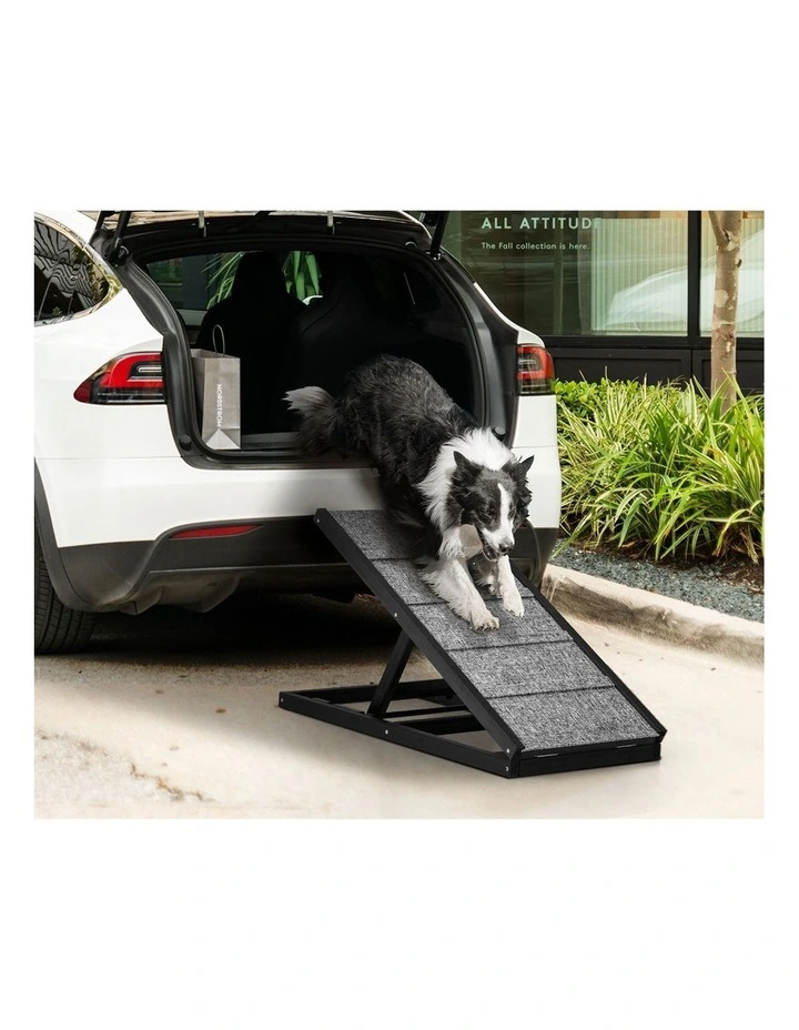 Alopet Dog Pet Ramp Adjustable Height Dogs Stairs Bed Sofa Car Foldable 70cm image 5