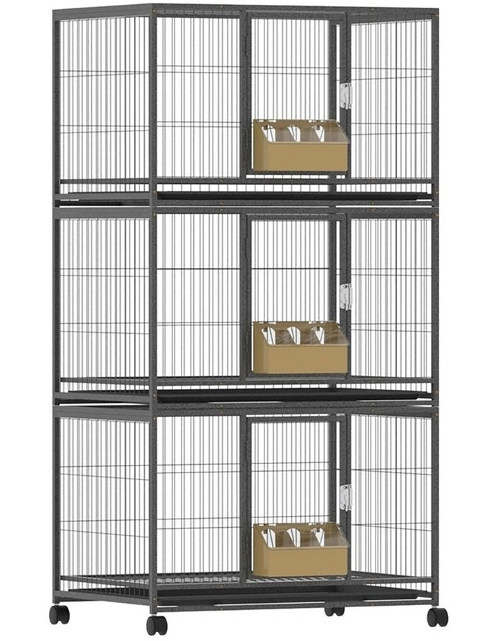 i.Pet Bird Cage Large Bird Cages Aviary Budgie Perch Cage Parrot Pet Stand Wheels image 1