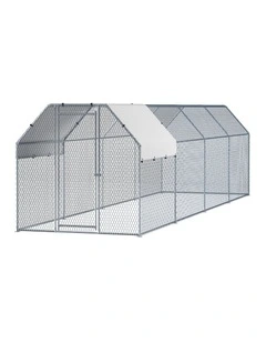i.Pet Chicken Coop Cage Run Rabbit Hutch Large Walk In Hen House Cover 2mx8mx2m