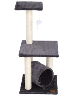 Charlie's Lite Three Tier Cat Tree Scratching Post Charcoal