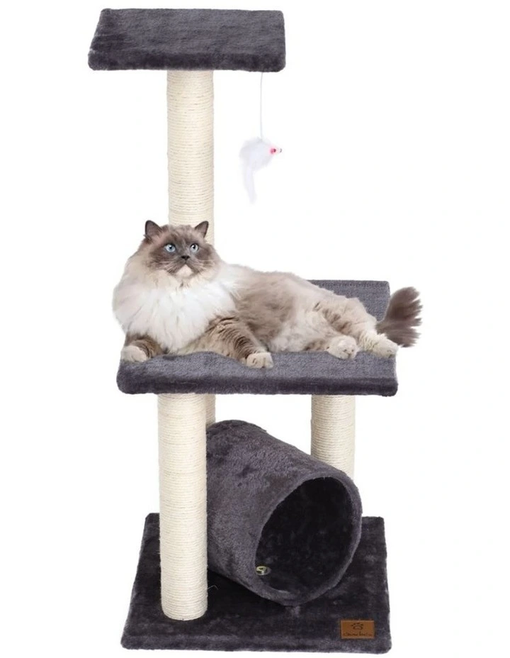 Charlie's Lite Three Tier Cat Tree Scratching Post Charcoal image 3