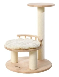 Charlie's Stellar 1 in Oak Wood Scandi Cat Tree