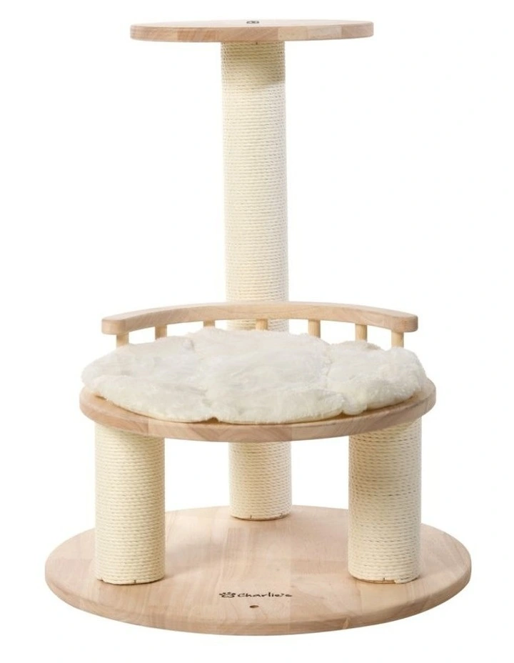 Charlie's Stellar 1 in Oak Wood Scandi Cat Tree image 3