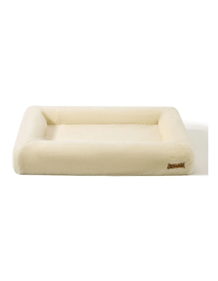 Charlie's Dolly Australian Wool Orthopedic Dog Bed 100x65cm Medium image 3