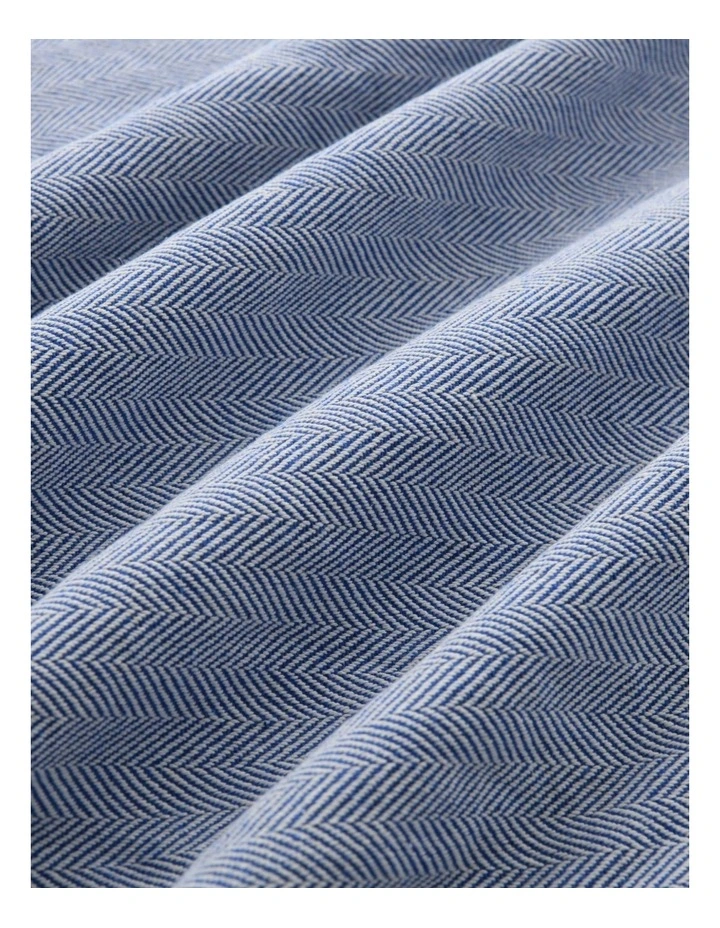 Charlie's Hampton Herringbone 3pc Dog Bed in Blue image 5
