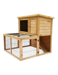 Furtastic 2-Storey Chicken Coop & Rabbit Hutch With Large Run