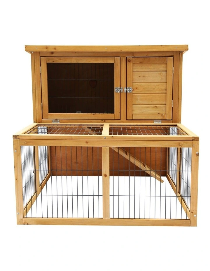 Furtastic 2-Storey Chicken Coop & Rabbit Hutch With Large Run image 2