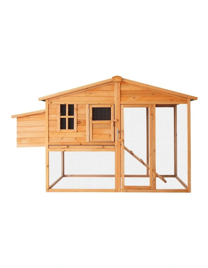 Furtastic Large Chicken Coop & Rabbit Hutch With Ramp image 1
