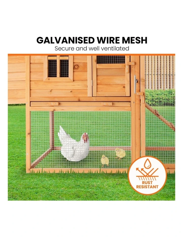 Furtastic Large Chicken Coop & Rabbit Hutch With Ramp image 4
