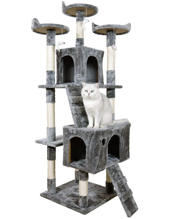 Furtastic 170cm Cat Tree Tower Scratching Post Multi-Level Condo Activity Centre image 1