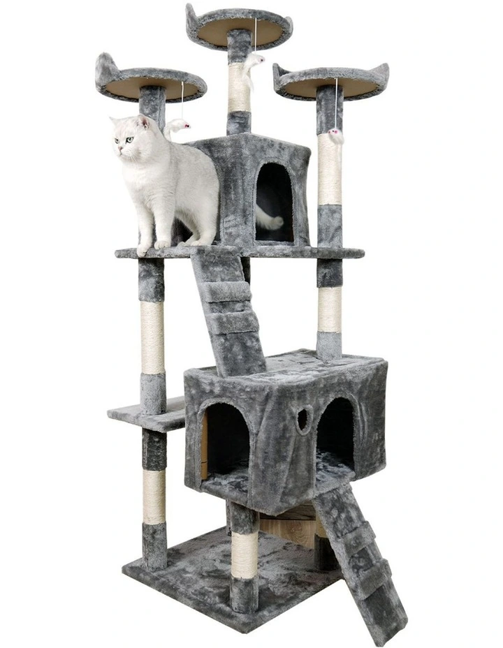 Furtastic 170cm Cat Tree Tower Scratching Post Multi-Level Condo Activity Centre image 4