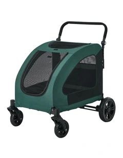 Alopet Pet Stroller Dog Cat Pram Large Carrier Cat Travel Foldable Strollers