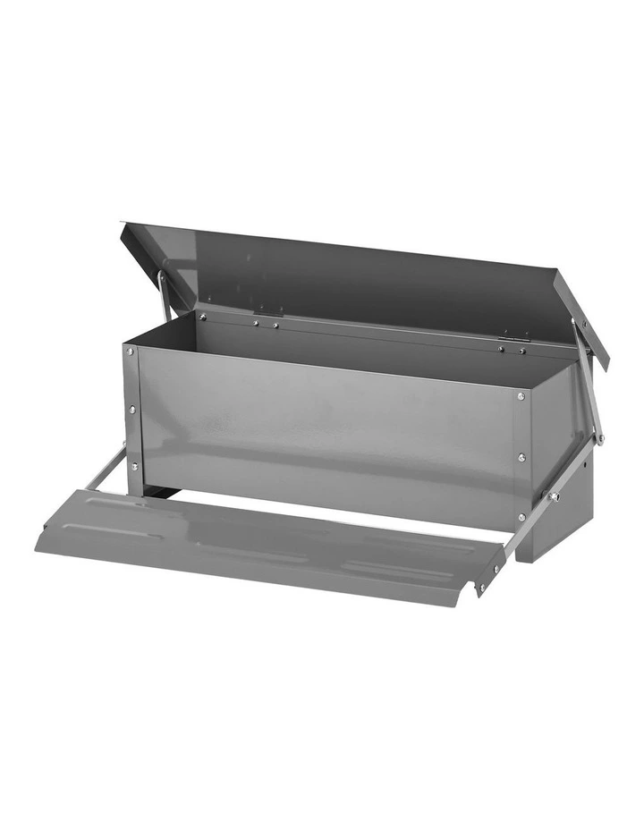 Alopet Automatic Chicken Food Feeder Galvanized Treadle Self Opening Feed 10kg image 1