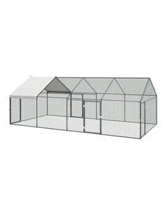 Alopet 4x2x1.5M Chicken Coop with Cover Poultry Cage Run Yard Pet Rabbit Hutch