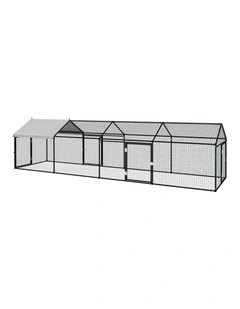 Alopet 4x1x1M Chicken Coop with Cover Poultry Cage Run Yard Pet Rabbit Hutch