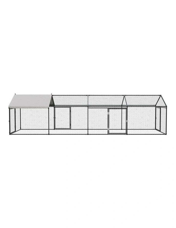 Alopet 4x1x1M Chicken Coop with Cover Poultry Cage Run Yard Pet Rabbit Hutch image 2
