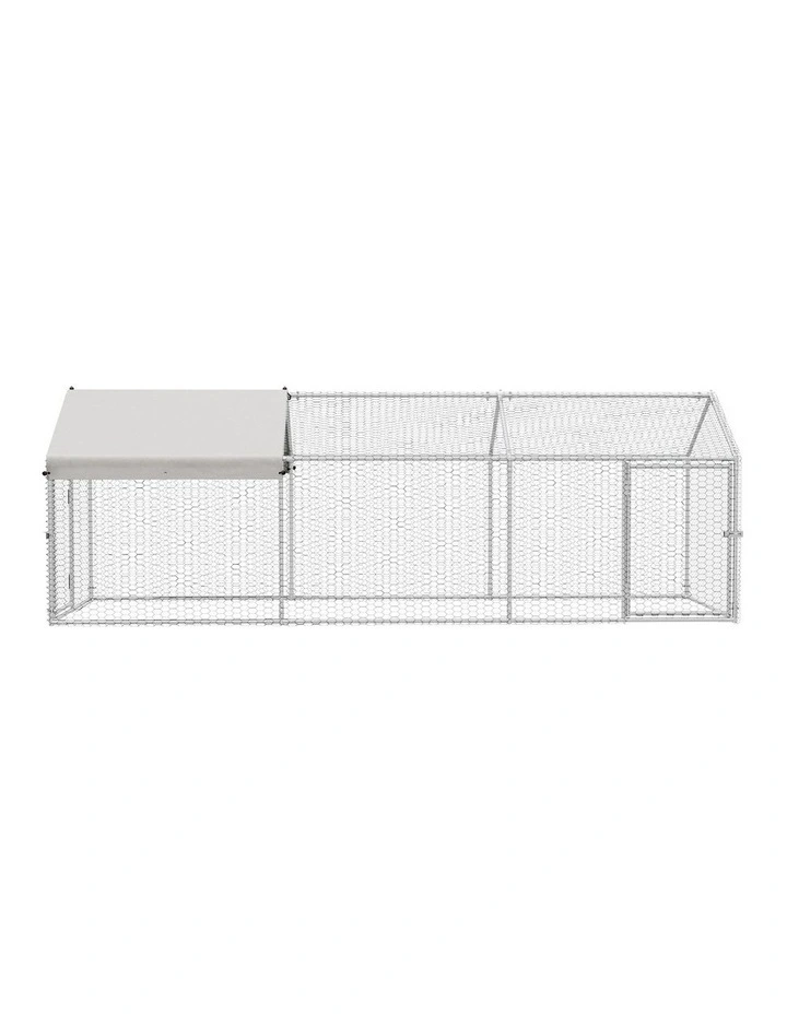 Alopet 3x1x1M Chicken Coop with Cover Poultry Cage Run Yard Pet Rabbit Hutch image 2