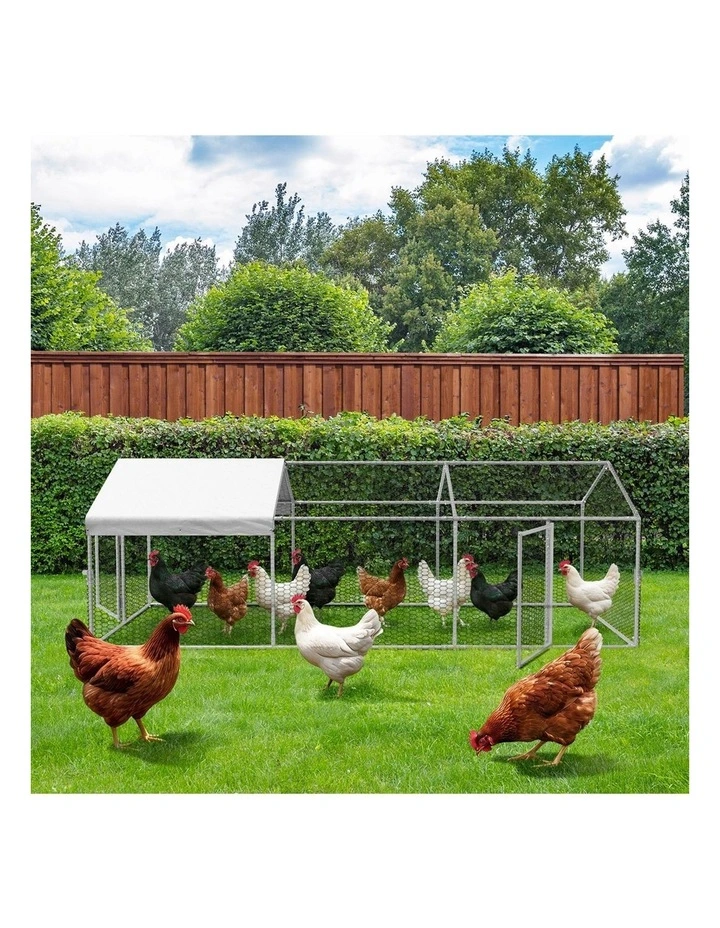 Alopet 3x1x1M Chicken Coop with Cover Poultry Cage Run Yard Pet Rabbit Hutch image 5