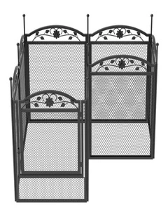 Heavy Duty Iron Dog Playpen Puppy Whelping Fence with Waterproof Mat
