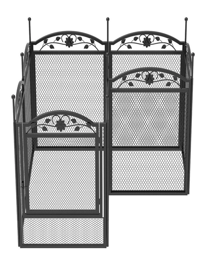 Heavy Duty Iron Dog Playpen Puppy Whelping Fence with Waterproof Mat image 1