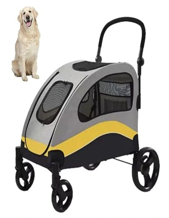 Medium Dog Stroller Heavy Duty Pet Jogger Foldable Travel Buggy Wagon image 1