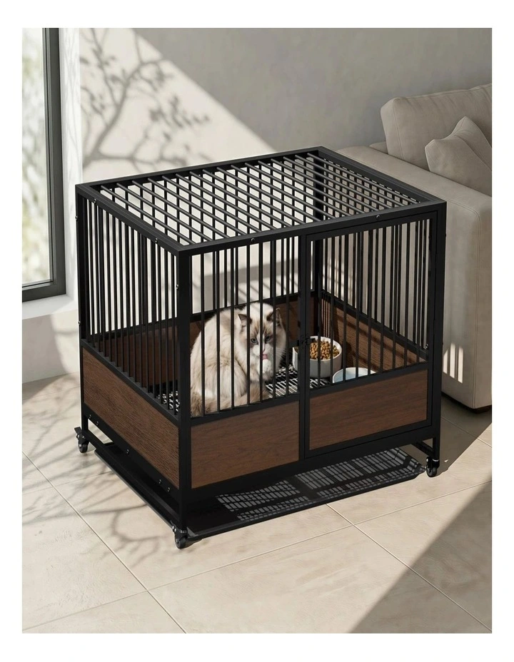 Stackable Cat Maternity Cage with Wheels Kitten Birthing Breeding Enclosure image 2