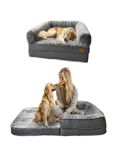 XL Human Size Dog Bed Foldable Orthopedic Pet Sofa Couch Giant Bean Bed