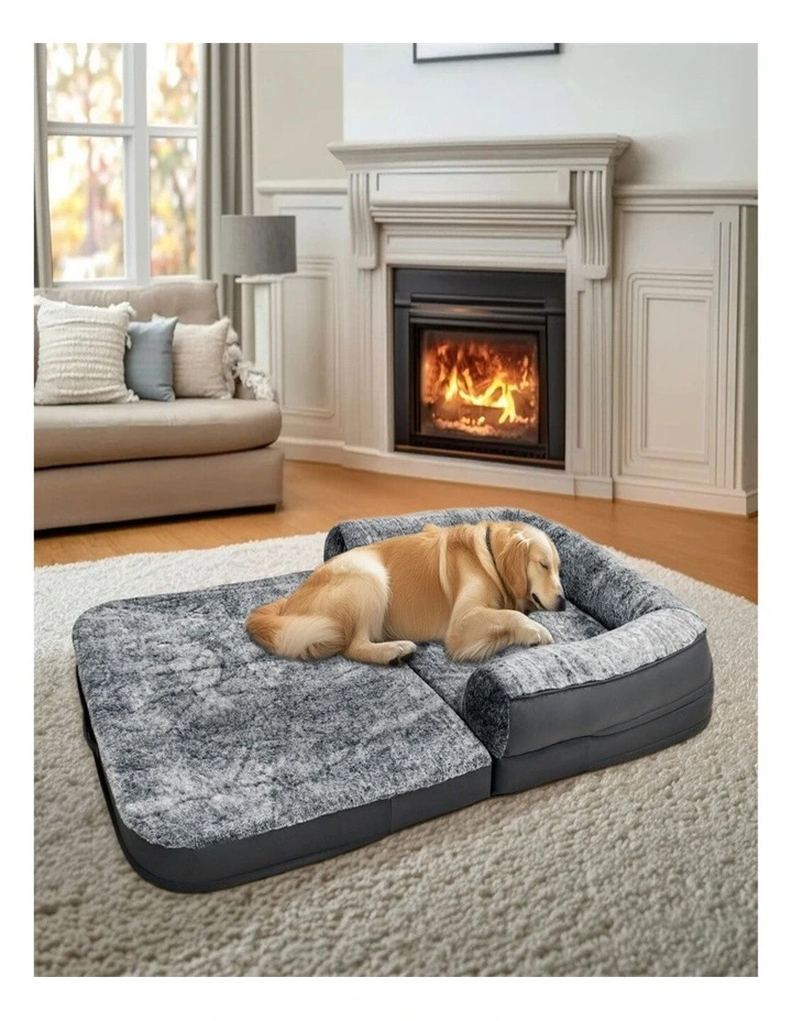 XL Human Size Dog Bed Foldable Orthopedic Pet Sofa Couch Giant Bean Bed image 2