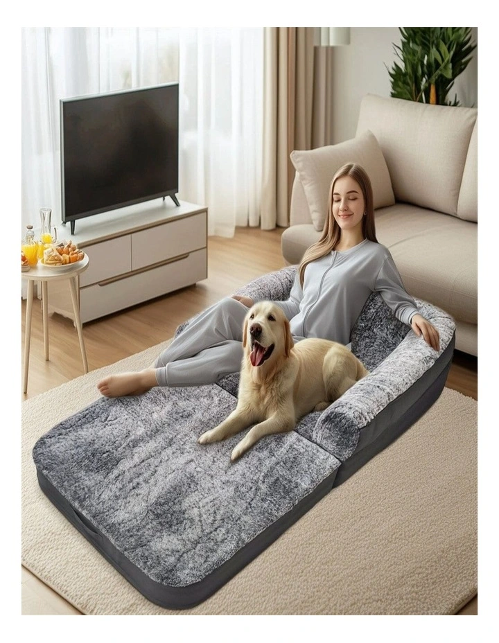 XL Human Size Dog Bed Foldable Orthopedic Pet Sofa Couch Giant Bean Bed image 4