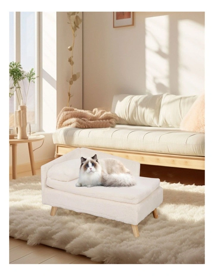 Luxury Rectangular Pet Sofa Bed Anti-Skid Dog Cat Cushion Bed Small image 4