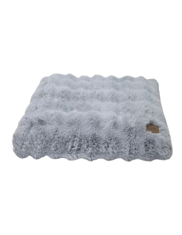 Medium Pet Bed Removable Washable Cover Anti-Skid Dog Cat Cushion Grey image 1