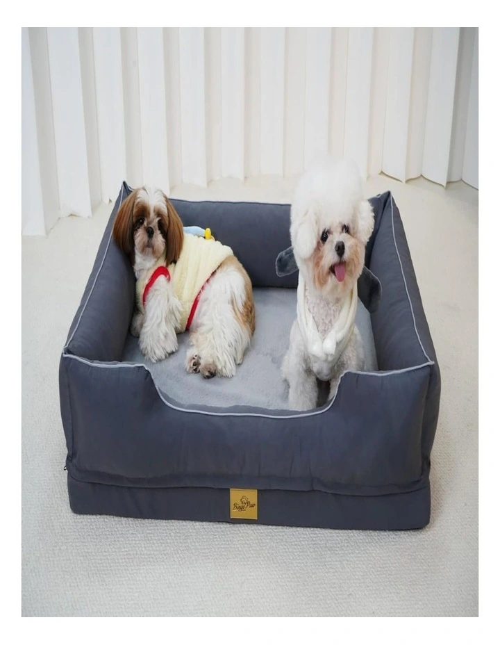 Orthopedic Waterproof Dog Bed Sofa Removable Cover Nesting Pet Bed XXL Grey image 2