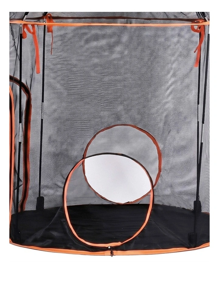 PaWz Cat Tunnel Enclosure Large Foldable Spacious Mesh for Indoor Outdoor Black image 3