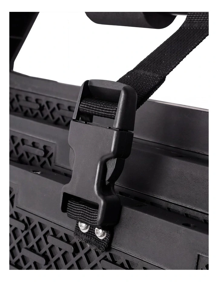 PaWz Dog Ramp Foldable Extendable with Reflective Strips Non Slip for Car Black image 5