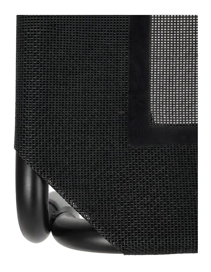 PaWz Raised Dog Bed Elevated Cooling Breathable Mesh for Indoor Outdoor Black image 4