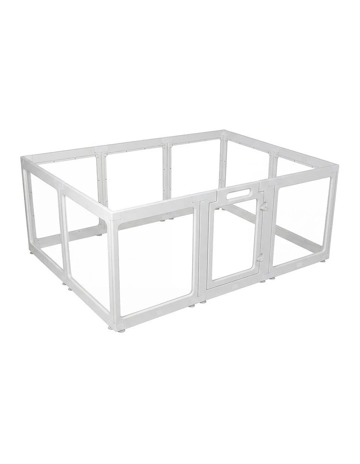 Pawz Dog Playpen 60cm Height Acrylic Clear Foldable DIY Dog Pen Indoor Use image 7