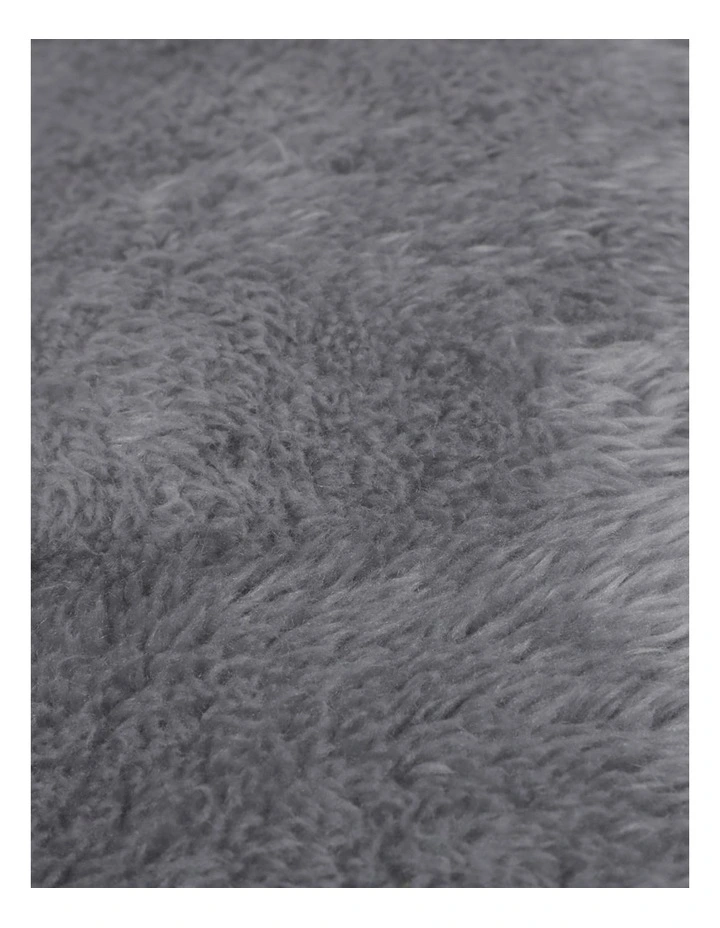 PaWz Dog Bed Large Plush Mat Water Resistant Base for Camping Car Boot Grey image 4