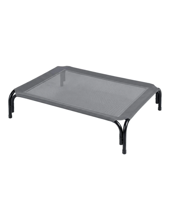 PaWz Raised Dog Bed Elevated Cooling Breathable Mesh for Indoor Outdoor Grey image 1