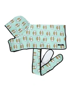 Annabel Trends Hot Dog Beach Slip On Hoodie Towel Bone Burger Small