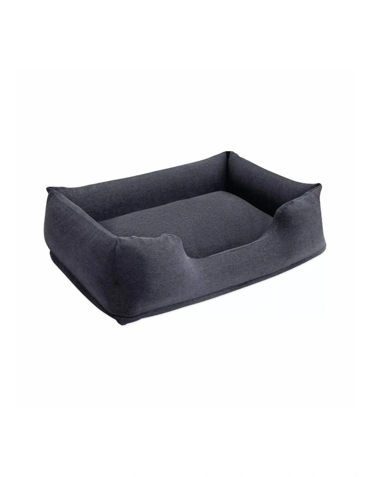 Intex Small Travel Inflatable Pet Bed Grey Portable With Pump For Comfort image 1