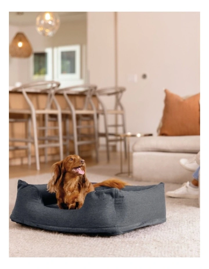 Intex Small Travel Inflatable Pet Bed Grey Portable With Pump For Comfort image 6