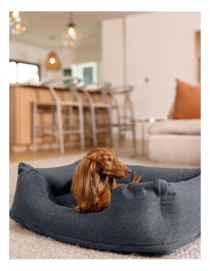 Intex Small Travel Inflatable Pet Bed Grey Portable With Pump For Comfort image 7