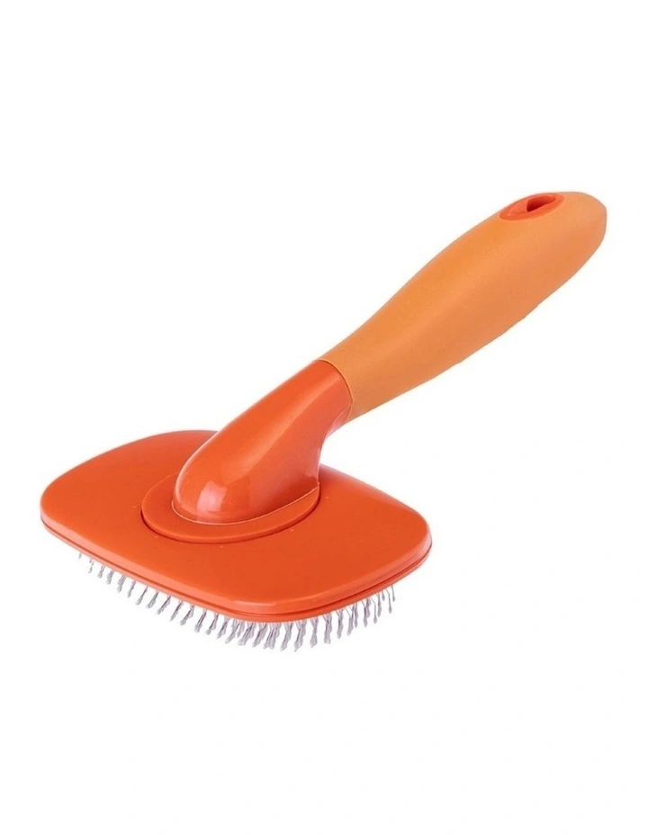 Vigar Pets Club Dog Metallic Hair Brush and Comb Orange image 2