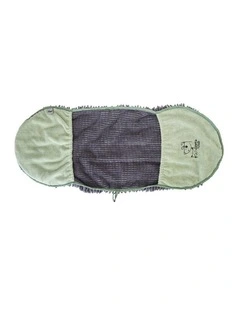 Vigar Pets Club Microfibre Cat and Dog Noodles Towel Green Grey