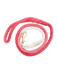 Annabel Trends Hot Dog Durable Cotton Rope Lead Peach Powder 1.3m