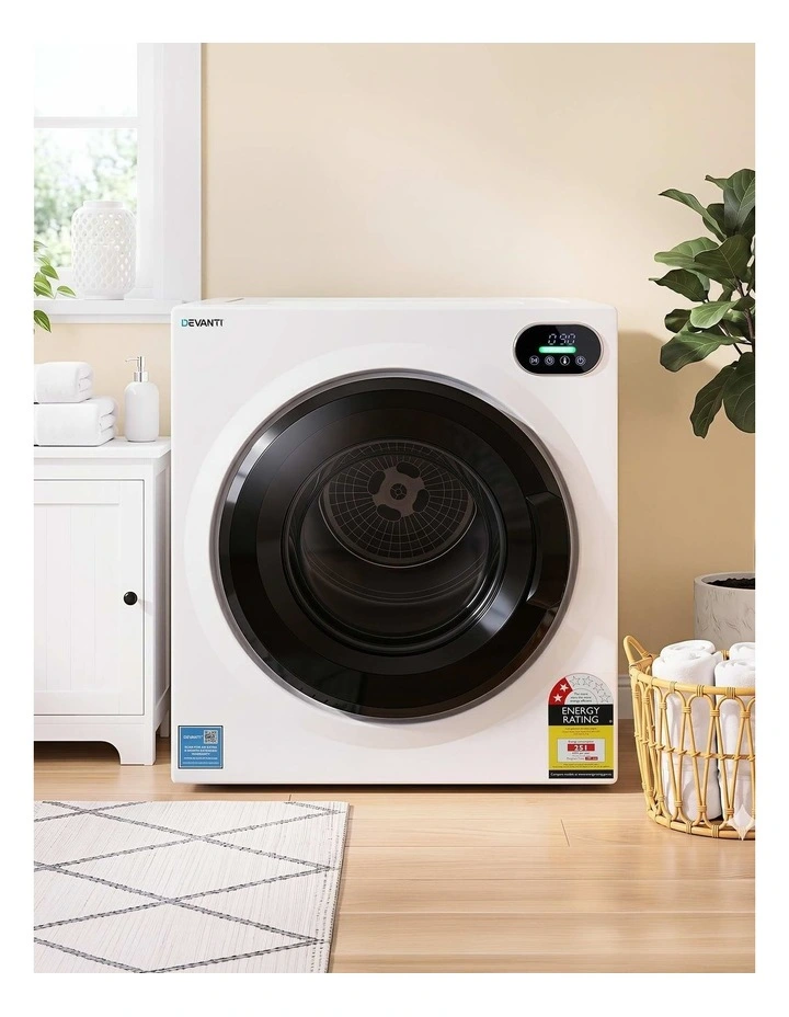 6kg Tumble Dryer 54x60x67.5cm in White image 3
