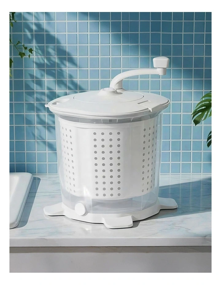 Portable Washing Machine Manual Spin Dryer in White image 3
