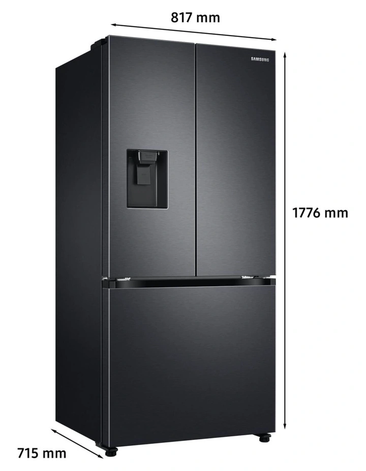 French Door Refrigerator with Freezer Drawer 495L image 2